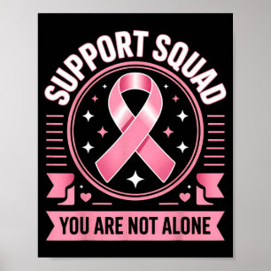 Borstkankerbewustzijn Steunteam Niet Alleen Poster