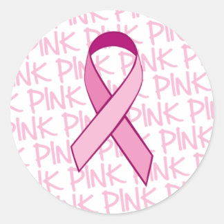 Borstkankerbewustzijn Sticker - roze lint
