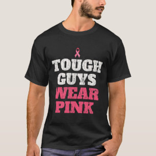 borstkankerbewustzijn stoere jongens Draag roze 1 T-shirt