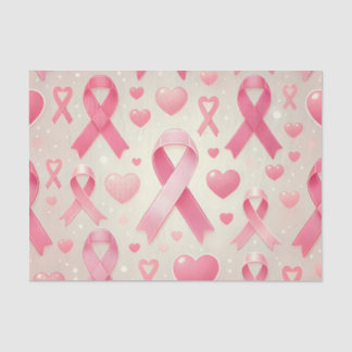 Borstkankerbewustzijnsdocument Tissuepapier