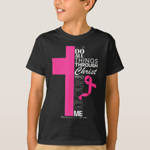 Borstkankerbewustzijnsmaand Krijgers Overlevenden T-shirt