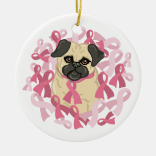 borstkankerbewustzijnszorg keramisch ornament