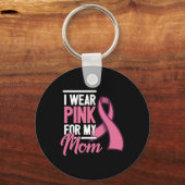 Borstkankerondersteuning  sleutelhanger (Voorkant)