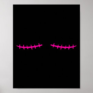 Borstkankeroverlevende na mastectomie poster