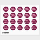 borstkankersteun hoop bidden Stickers Labels (Vel)