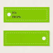 BORSTKAS CADEAU LABELS - GEPERSONALISEERD MINI VISITEKAARTJES (Voorkant /achterkant)