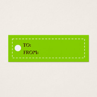 BORSTKAS CADEAU LABELS - GEPERSONALISEERD MINI VISITEKAARTJES