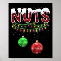 Borstnoten bijpassende kastanjes leuk kerst paar