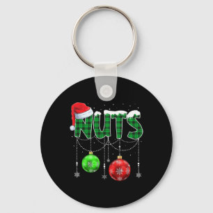 Borstnoten bijpassende kastanjes leuk kerst paar sleutelhanger
