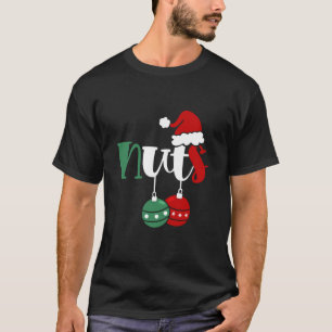 Borstnoten kerst bijpassende paar kastanjes plezie t-shirt