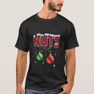 Borstnoten Rode geruite kastanjes T-shirt