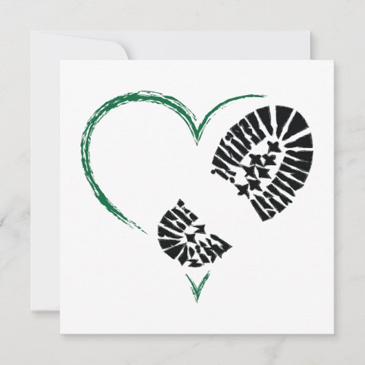 borstomp hart kaart (Voorkant)