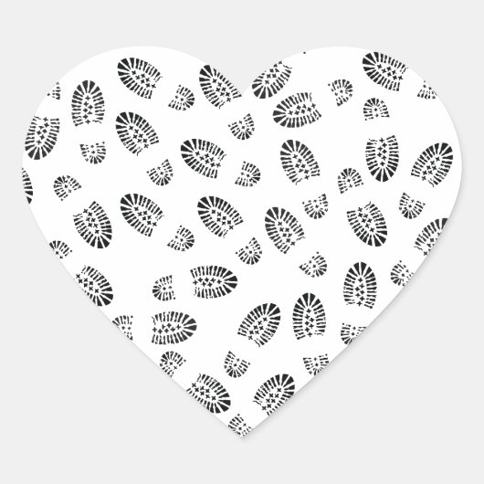 borstomp hart sticker (Voorkant)