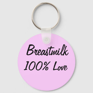 Borstvoeding = 100% liefde sleutelhanger