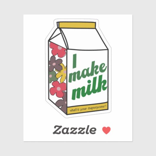 Borstvoeding Bewustmaking Superpower Sticker (Vel)