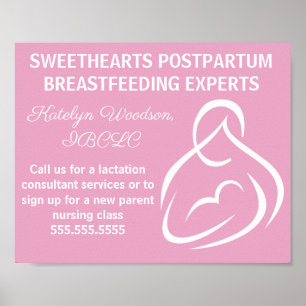 Borstvoeding Consultant Borstvoeding Klassen Pink Poster