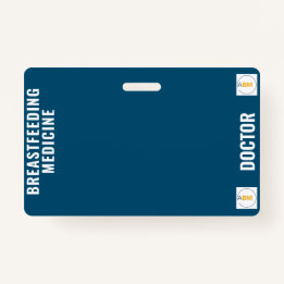 Borstvoeding en lactatie Geneeskunde Badge Kaart