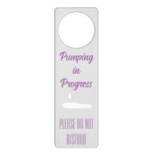 “Borstvoeding Gaande” Privacy Deur Hanger