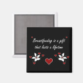 Borstvoeding is een cadeau magneet (Voorkant / Achterkant)