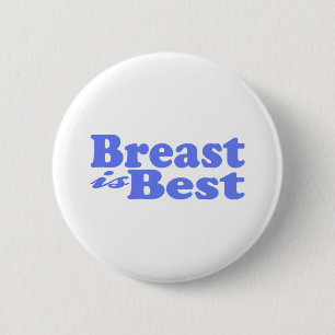 (Borstvoeding is het beste voor baby! Ronde Button 5,7 Cm
