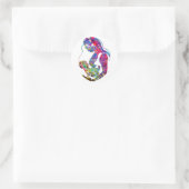 Borstvoeding moeder ronde sticker (Tas)