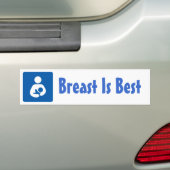 Borstvoeding/verpleegpictogram Bumpersticker (Op auto)