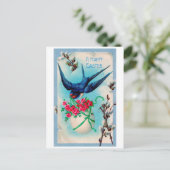  borstzagerijkventilator briefkaart (Staand voorkant)