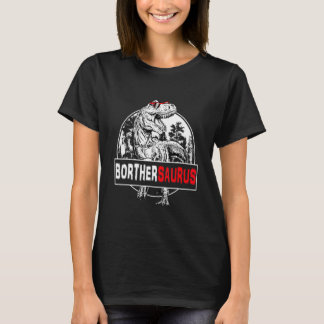 Borthersaurus T Rex Dinosaur Borther Saurus Famili T-shirt