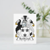 Borthwick Family Crest Briefkaart (Staand voorkant)