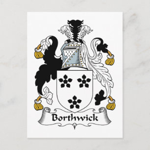 Borthwick Family Crest Briefkaart