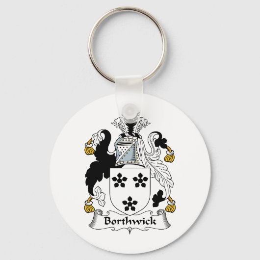 Borthwick Family Crest Sleutelhanger (Voorkant)