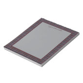 Borthwick Original Scottish Tartan Notepad Notitieblok (Gedraaid)