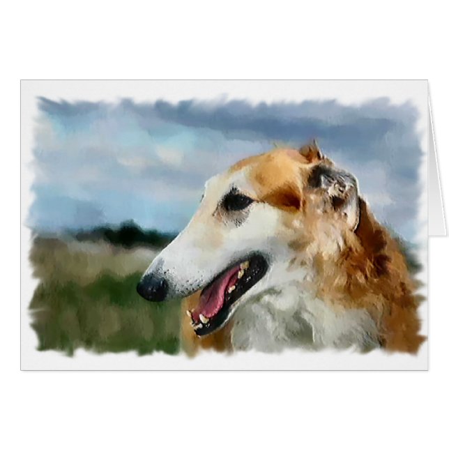 Borzoi Art Gifts (Voorkant Horizontaal)