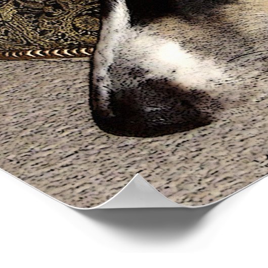 BORZOI ART PRINT (Hoek)