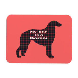Borzoi BFF Magneet