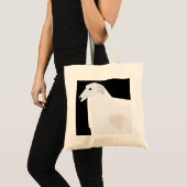 Borzoi Breed Sjabloon Design Tote Bag (Voorkant (product))