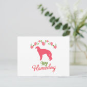 Borzoi Briefkaart (Staand voorkant)