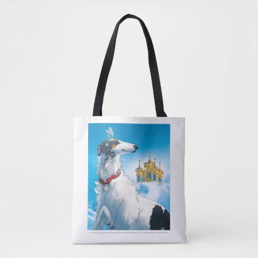 Borzoi Canvas tas (Voorkant)