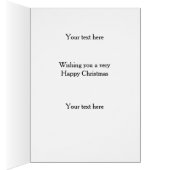 Borzoi 'Cheese Tax' Christmas card (Intérieur (Droit))