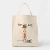 Borzoi Dad Tote Bag (Voorkant)