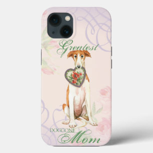 Borzoi Heart mama iPhone 13 Hoesje