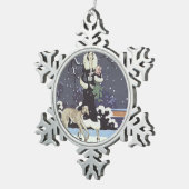 Borzoi Holiday Ornament (Rechts)