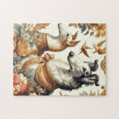  Borzoi hondenillustratie Legpuzzel (Horizontaal)