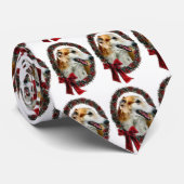 Borzoi kerstcadeautjes stropdas (Opgerold)