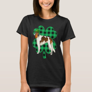Borzoi Leprechaun St Patricks Day Lucky C T-shirt