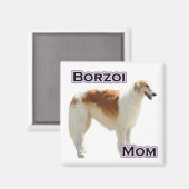 Borzoi Mom 4 - Magnet (Recto/Verso)