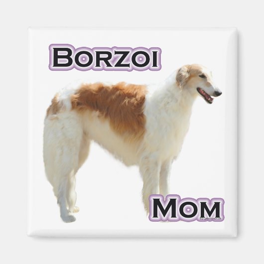 Borzoi Mom 4 - Magnet (Devant)