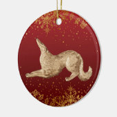 Borzoi Ornament (Links)