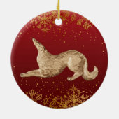 Borzoi Ornament (Achterkant)