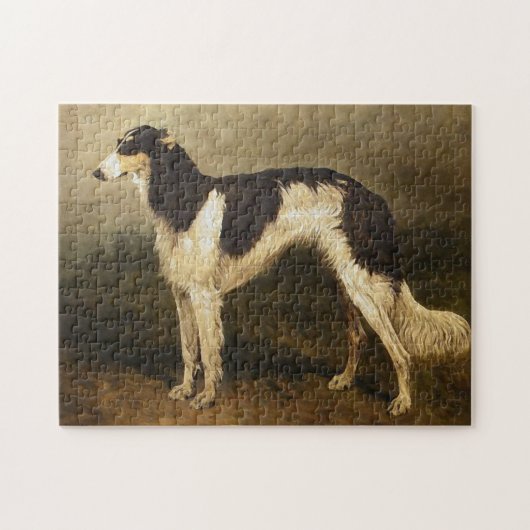  Borzoi Painting Legpuzzel (Horizontaal)